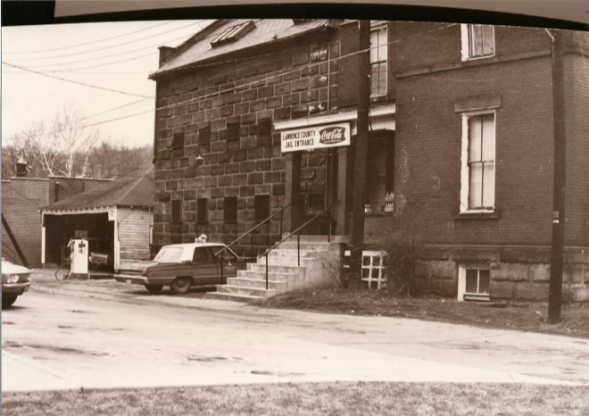 Historical Photo of Ironton Ohio Jail entrance