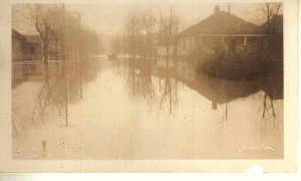 7th Street and Olive Ironton, Ohio 1937 Flood