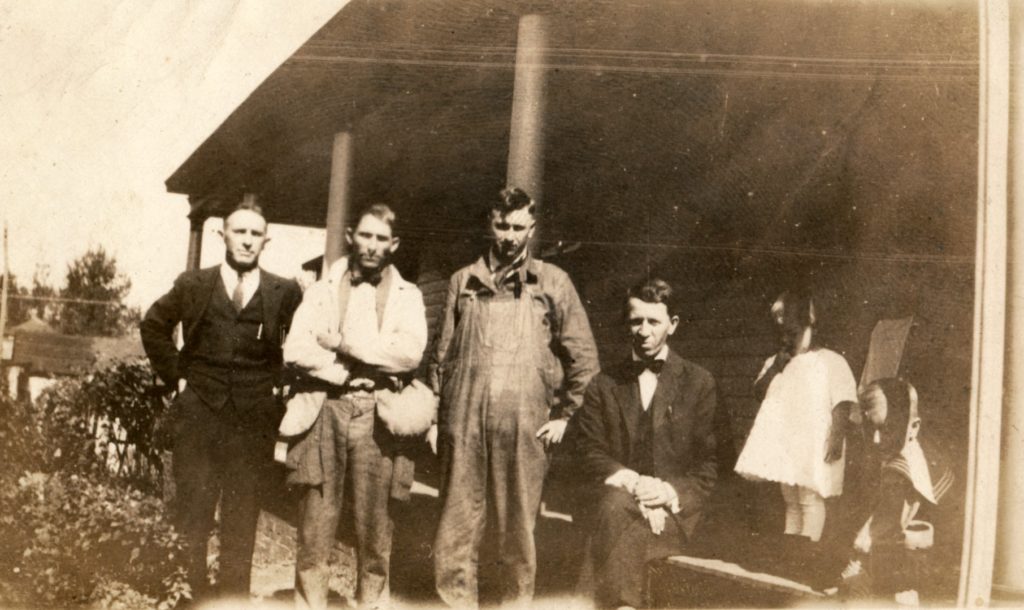  Below is an unlabelled photo that I believe to be from the Scottown area of Lawrence Co. The person on the left resembles a different photo of a John Gregory, but I'm not sure if that is whom it is. Any info welcome. Thank you.