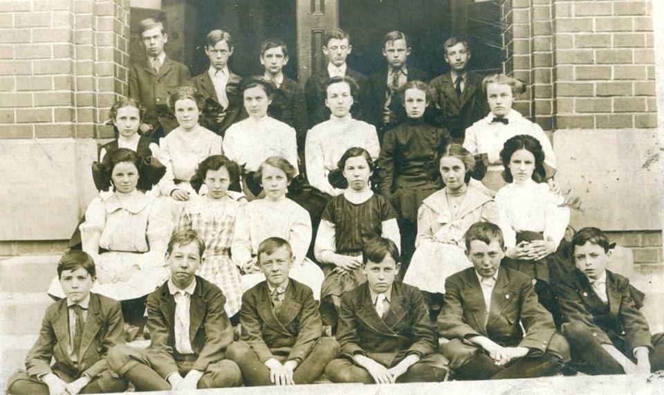 June 18,1910, St Lawrence school, Ironton, Ohio--Raymond Barron in this. Lawrence County, Ohio Photo courtesy of Mike Haney