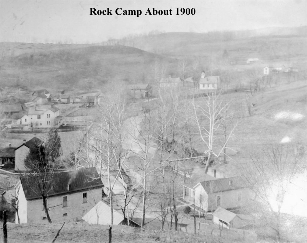  Downtown Rock Camp in Lawrence County, Ohio about the turn of the Century...   Photo Courtesy of  Gary Bazell Posted on The Lawrence Register Facebook Group 2016 
