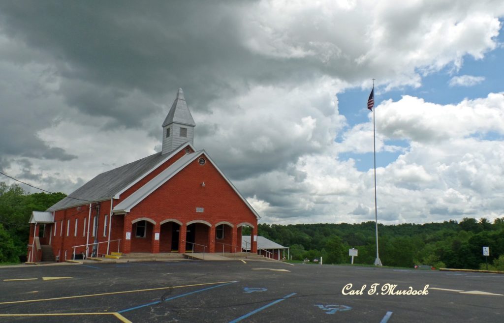 Sugar Creek Baptist Church, Hecla, Lawrence county, Ohio Photo courtesy of Carl Murdock 2019