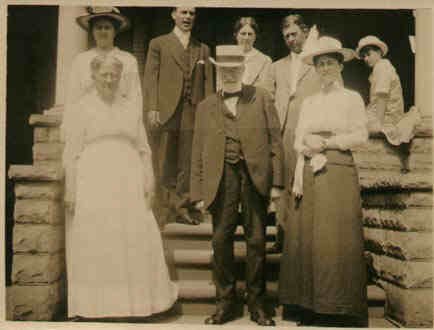 George Bay and family Lawrence County Ohio Steamboat Captain and part owner of the Bay Brothers Steamboat Builders.