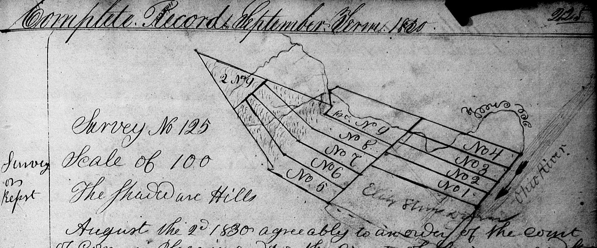 September Term 1830 Court of Common Pleas Complete Record Vol. 2, pages 221-227 Lawrence County, Ohio