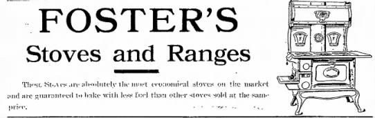 Coshocton Morning Tribune 11 Oct. 1917 Foster Stoves and Ranges Ironton, Ohio