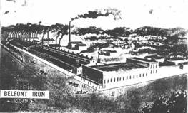 Belfont Iron Furnace located in Ironton Ohio