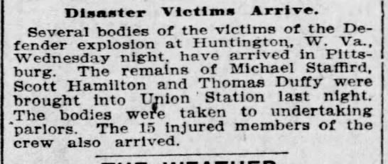 The Pittsburgh Press Pittsburgh, Pennsylvania 07 Jan 1905, Sat  •  Page 1