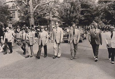 Photo from Lawrence County, Ohio Memorial Day Parade 1970 Honoring the Military