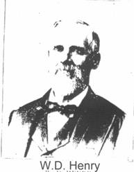 Among the oldest residents of Ironton and best known among the men of Lawrence County is Mr. W. D. Henry, who was born on the outskirts of what is now known as Ironton, in 1829.