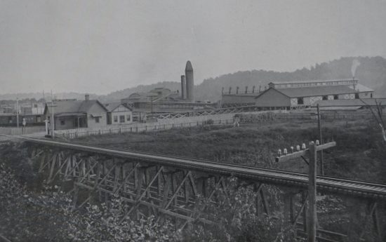 Yellow Poplar Lumber Co. 1905 at Coal Grove, Ohio.
