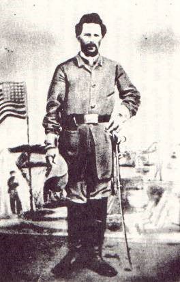 On February 9, 1863, while living in San Francisco, Elhanan W. Wakefield enlisted as a private in Company F, the California Battalion.  He was 5 feet, 9 ¼ inches tall, light complexion, gray eyes, light hair and listed his occupation as a carpenter before the war. 