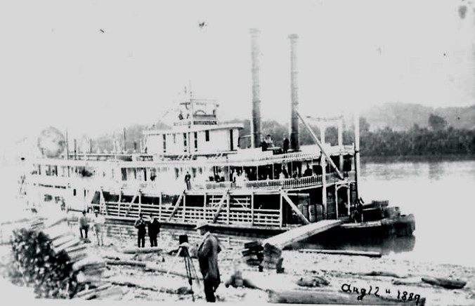 Early Steamboat on the Ohio River
