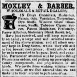 Moxley and Barber Druggist Ironton Ohio