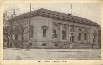 Ironton Ohio Post Office Postcard