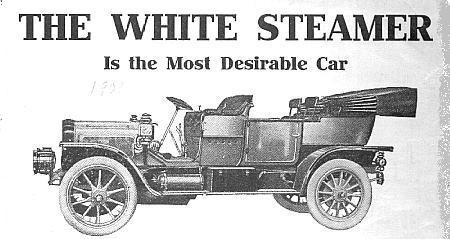 White Steamer Automobile