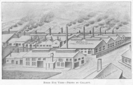 Burgess Steel and Iron Company, Photo Courtesy Portsmouth Library, Portsmouth, Ohio