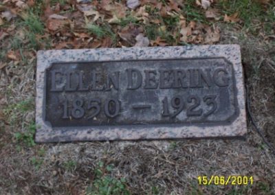 Tombstone Ellen Deering