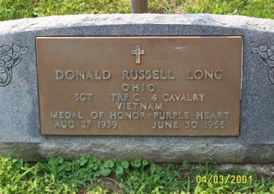 Donald R. Long Headstone