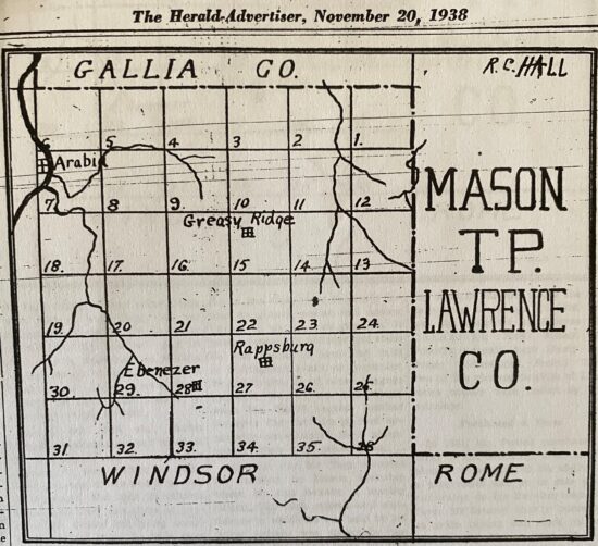 Mason Township, Lawrence County, Ohio by R.C. Hall