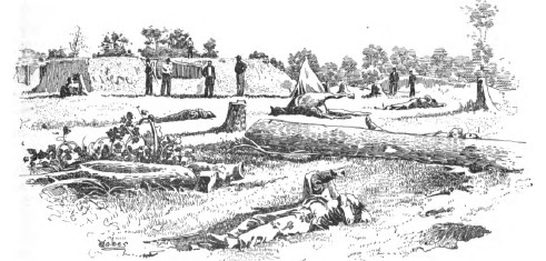 Battlefield during the Civil War