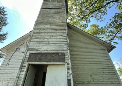 Front of the Burlington Macedonia Church in Lawrence County, Ohio April 2023 by Martha J. Martin