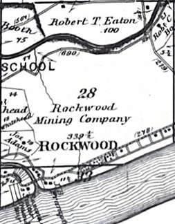 Rockwood Mining Company Hardesty Atlas 1887